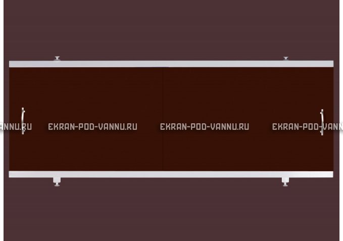Экран EUROPLEX Универсал шоколад под трубы – купить по цене 6250 руб. в интернет-магазине в городе Курск картинка 1