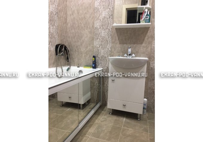 Раздвижной экран EUROPLEX Роликс Зеркальный – купить по цене 9700 руб. в интернет-магазине в городе Курск картинка 5