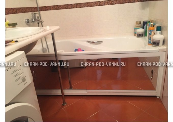 Раздвижной экран EUROPLEX Роликс Зеркальный – купить по цене 9700 руб. в интернет-магазине в городе Курск картинка 10