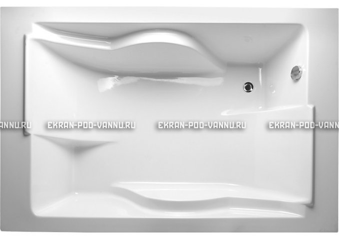 Акриловая ванна Vayer Coral 180x120 – купить по цене 33850 руб. в интернет-магазине в городе Курск картинка 2