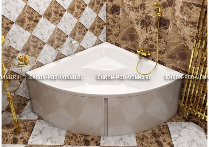 Акриловая ванна Vayer Persefona 140x140 – купить по цене 25230 руб. в интернет-магазине в городе Курск картинка 1
