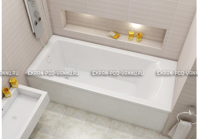 Акриловая ванна Vayer Savero 180x80 – купить по цене 27540 руб. в интернет-магазине в городе Курск картинка 1