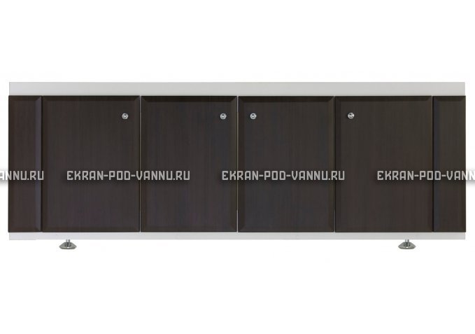 Экран распашной МДФ 150 - Венге – купить по цене 3170 руб. в интернет-магазине в городе Курск картинка 2