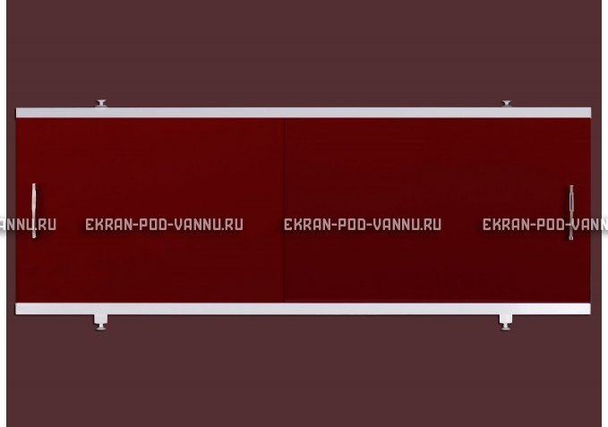 Экран EUROPLEX Универсал бордо под трубы – купить по цене 6250 руб. в интернет-магазине в городе Курск картинка 1