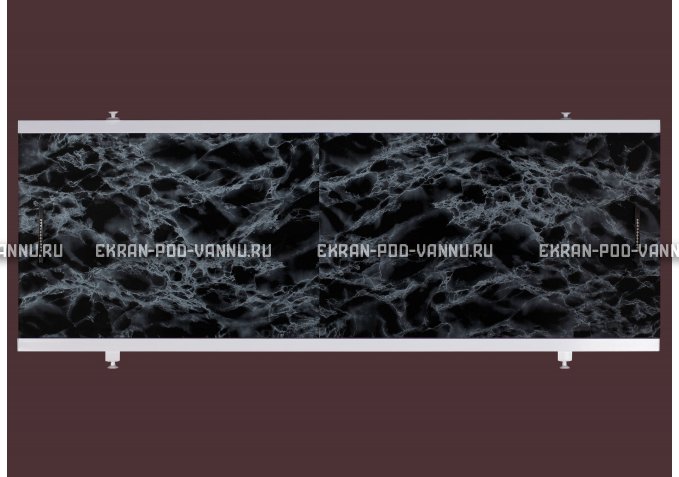 Экран EUROPLEX Универсал черный мрамор – купить по цене 6250 руб. в интернет-магазине в городе Курск картинка 1