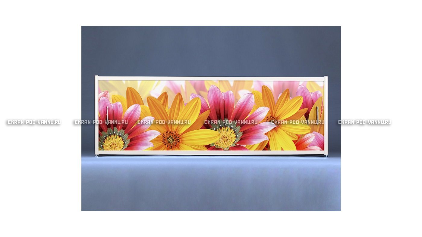 Раздвижной ФОТО экран - Flowers – купить по цене 8500 руб. в интернет-магазине в городе Курск картинка 6
