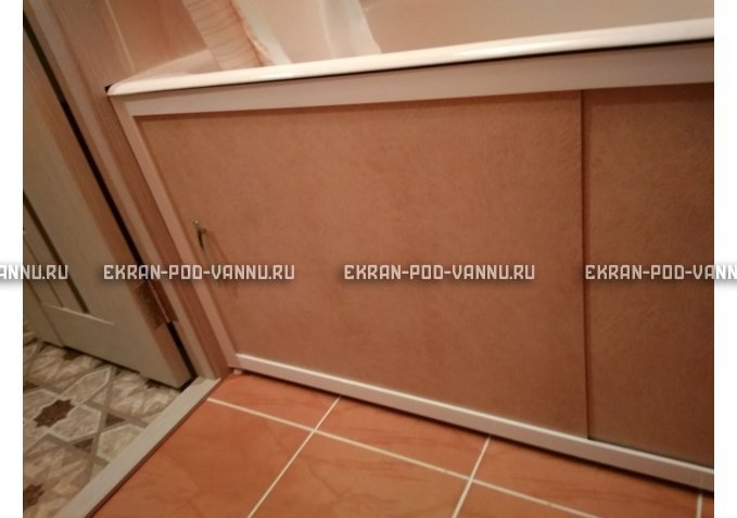 Раздвижной экран EUROPLEX Комфорт бежевый – купить по цене 6750 руб. в интернет-магазине в городе Курск картинка 2