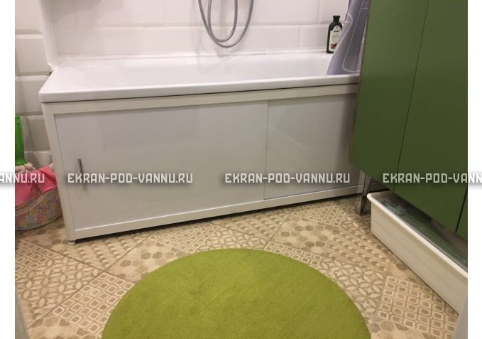 Раздвижной экран EUROPLEX Комфорт белый – купить по цене 6400 руб. в интернет-магазине в городе Курск картинка 1