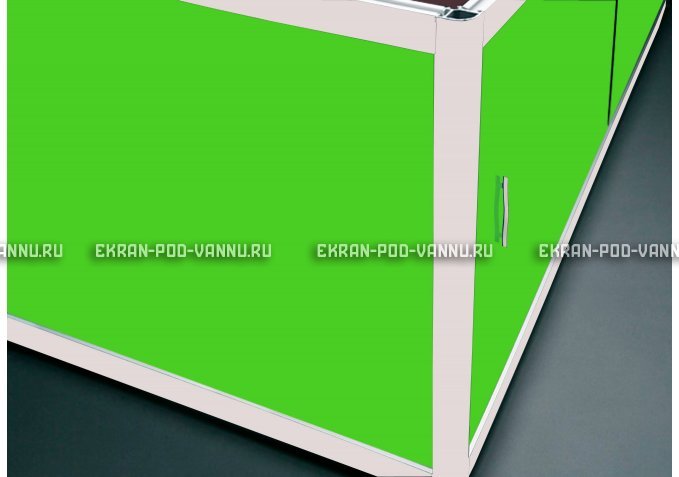 Торцевой экран EUROPLEX Комфорт салатовый – купить по цене 8760 руб. в интернет-магазине в городе Курск картинка 1