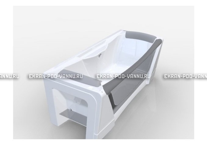 Прозрачная ванна 1MarKa Dolce Vita 180x80 – купить по цене 43200 руб. в интернет-магазине в городе Курск картинка 3