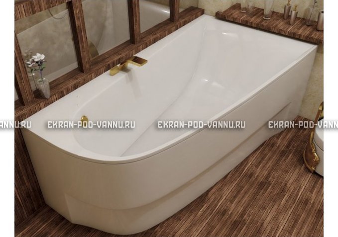 Акриловая ванна Vayer Boomerang 170x90 – купить по цене 47600 руб. в интернет-магазине в городе Курск картинка 1