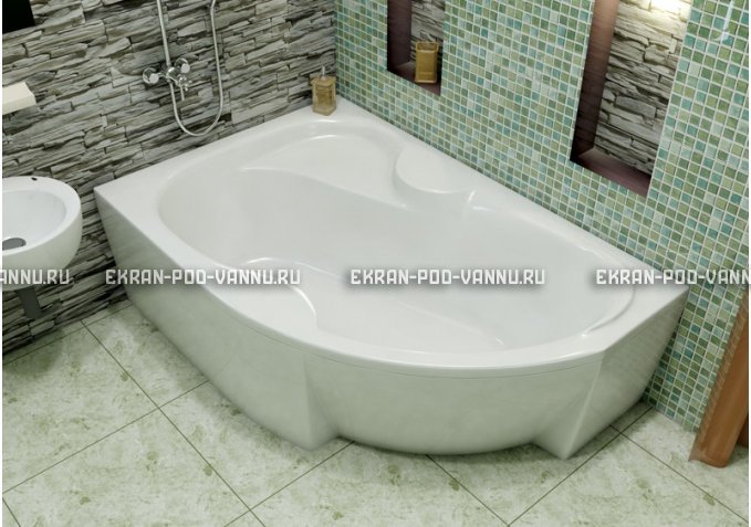 Акриловая ванна Vayer Azalia 170x105 – купить по цене 28800 руб. в интернет-магазине в городе Курск картинка 1