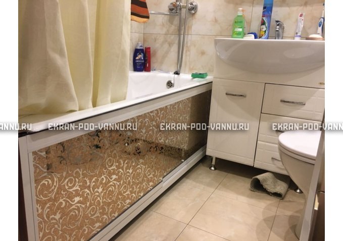 Раздвижной экран EUROPLEX Роликс Золото – купить по цене 12500 руб. в интернет-магазине в городе Курск картинка 1