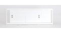 Экран из МДФ EMMY Монро 170 белый в алюминиевой раме – купить по цене 5800 руб. в интернет-магазине в городе Курск картинка 53