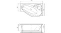 Акриловая ванна Relisan Isabella 170x90x60 – купить по цене 24130 руб. в интернет-магазине в городе Курск картинка 17