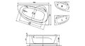 Акриловая ванна Relisan Zoya 140x90 – купить по цене 19000 руб. в интернет-магазине в городе Курск картинка 13
