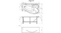 Акриловая ванна 1MarKa Gracia 160x95 – купить по цене 20300 руб. в интернет-магазине в городе Курск картинка 17