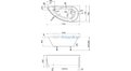 Акриловая ванна 1MarKa Piccolo 150х75 – купить по цене 11310 руб. в интернет-магазине в городе Курск картинка 25