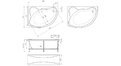 Акриловая ванна 1MarKa Catania 160x100 – купить по цене 17650 руб. в интернет-магазине в городе Курск картинка 13