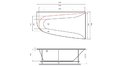 Акриловая ванна Vayer Boomerang 180x100 – купить по цене 53030 руб. в интернет-магазине в городе Курск картинка 18