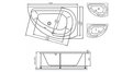 Акриловая ванна Vayer Ismena 160x105 – купить по цене 28350 руб. в интернет-магазине в городе Курск картинка 21